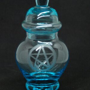 蓋付き瓶B(Sky blue)